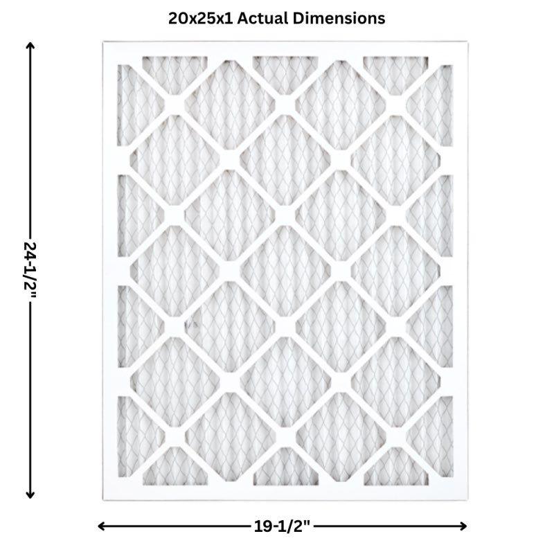 20X25X1 AIRX HEALTH AIR FILTER, 6-PACK