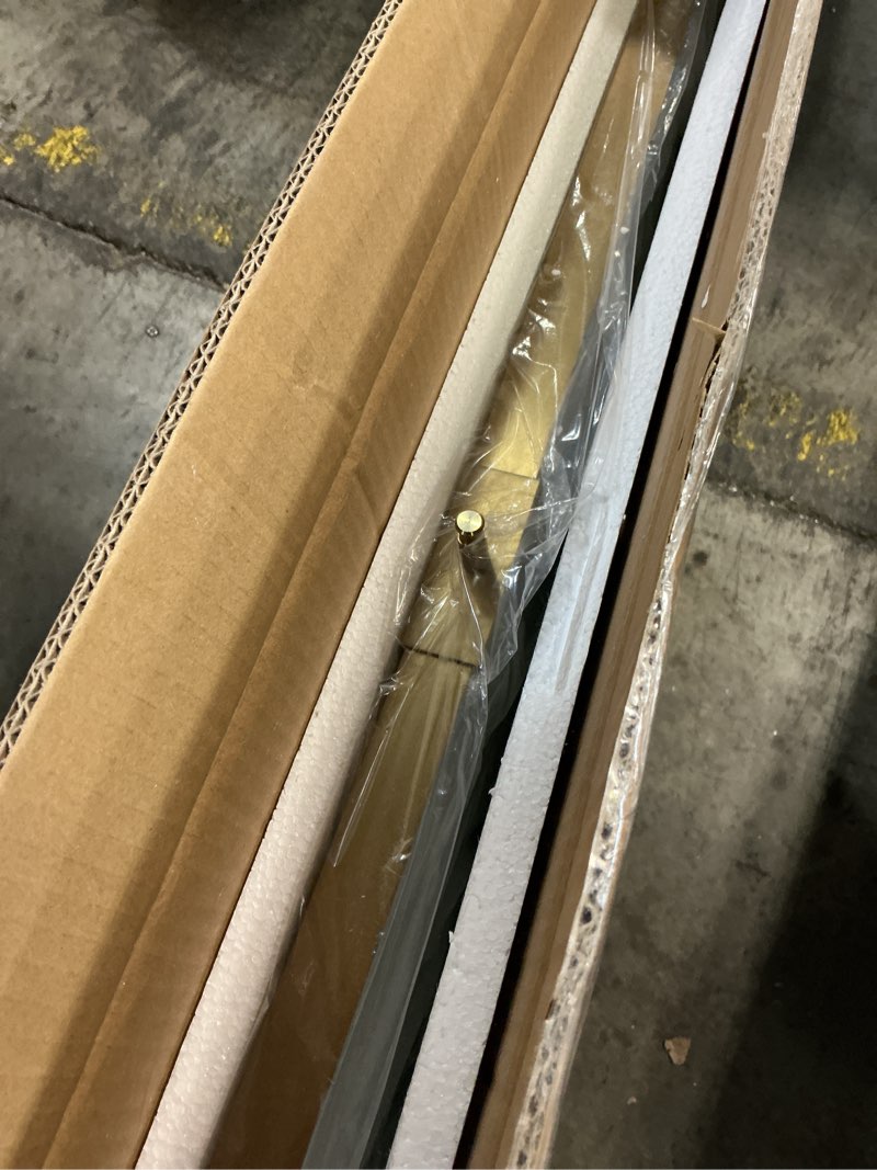 Condition photo showing Good Condition for MOON MIRROR Brushed Gold Pivot Mirror,Brass Tilt Vanity Rectangle for Bathroom, Overall 26.33 x 30 in (Mirror 22x 30 in) Brushed Gold 30"L x 22"W