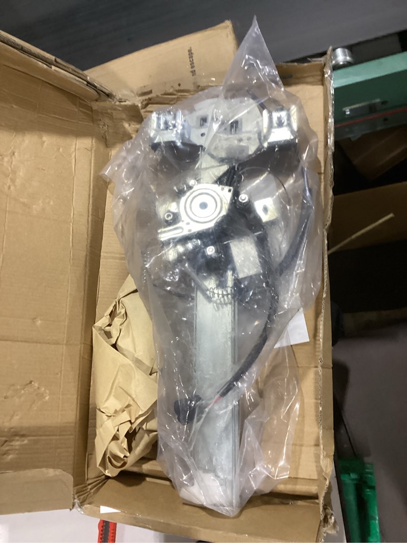 Condition photo showing As Is for obaee rear right passenger side power window regulator with motor compatible with hummer h2 2003 2004 2005 2006 2007 2008 2009, replace oe 751-708