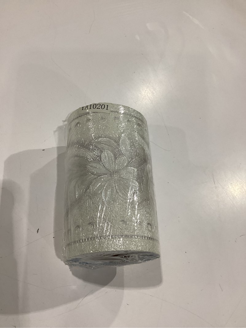 Condition photo showing New/Like New for upredo 3d decorative floral molding waterproof wallpaper border peel and stick for bathroom kitchen counter top backsplash tiles sticker,4 inch by 16.4ft (cream white)