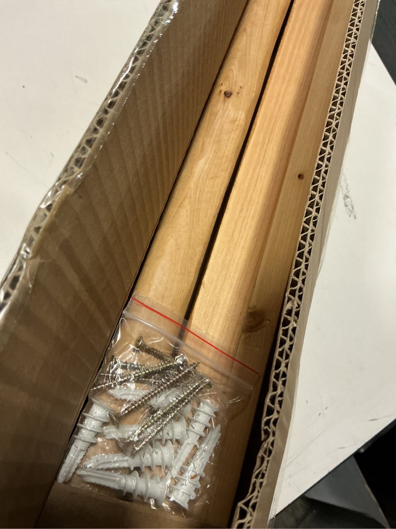 Condition photo showing New/Like New for Ceder Wood Live Edge Picture Ledge Shelf Set of 2 - Handmade Natural Cedar Root, Floating Wall Shelves for Frames (24")