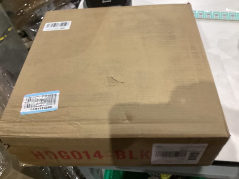 Condition photo showing As Is for 4 Tier Rotating Bookshelf, 360 ° Display Corner Book Shelf, Stackable Spinning Bookshelf Tower, Narrow Tall Revolving Bookcase, Round Swivel Storage Organizer (Black, 4 Tiers) Black 4 Tiers