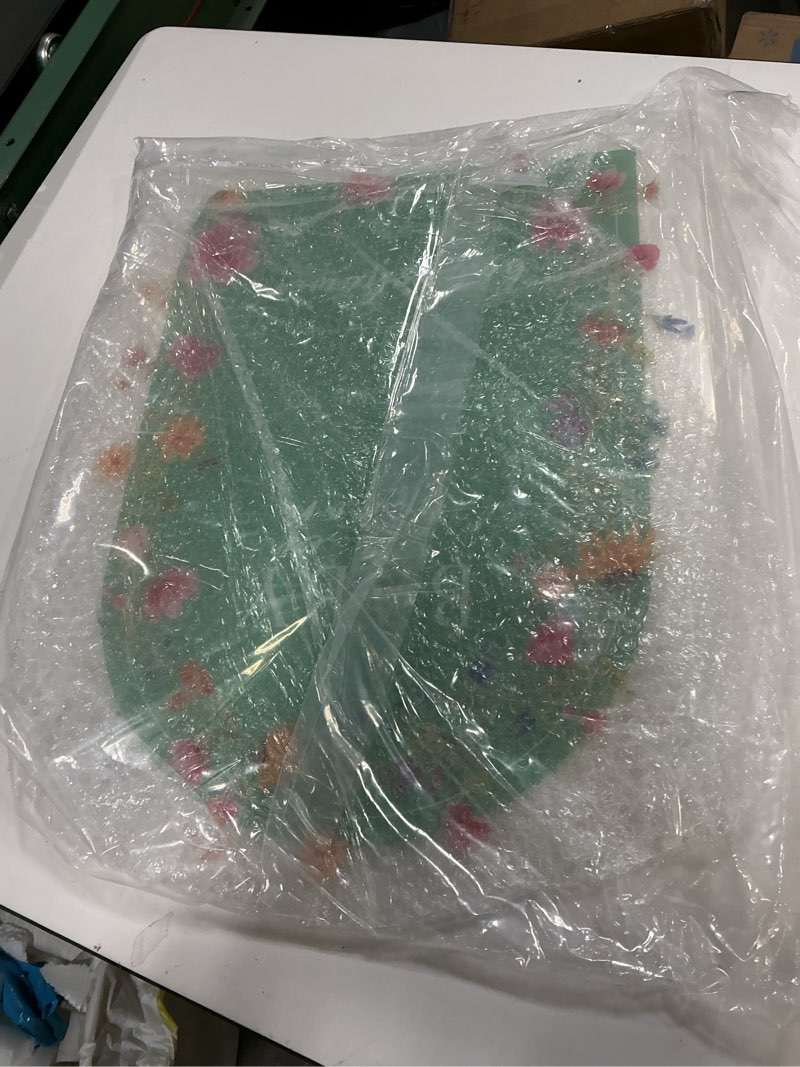 Condition photo showing Good Condition for 24" x 18" Acrylic Baby Shower Welcome Sign Baby in Bloom Wildflowers Welcome Sign Large Wildflowers Display Stand Decoration for Garden Ceremony Lawn Outdoor Indoor