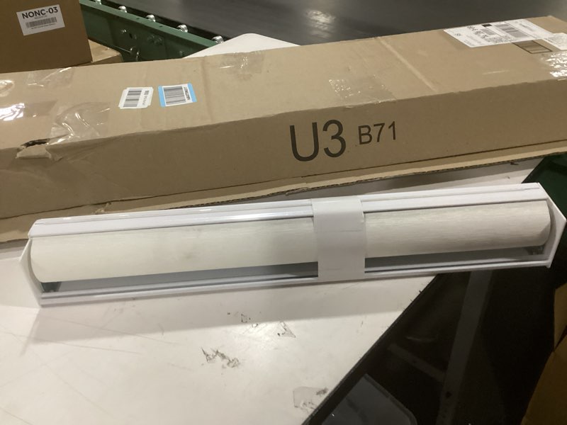 Condition photo showing Good Condition for AOSKY Cordless Roller Shades Blackout Blinds for Windows Room Darkening Rolled Up Shades with Spring System, UV Protection Window Shades Door Blinds for Home and Office (23" W x 72" H, Black)