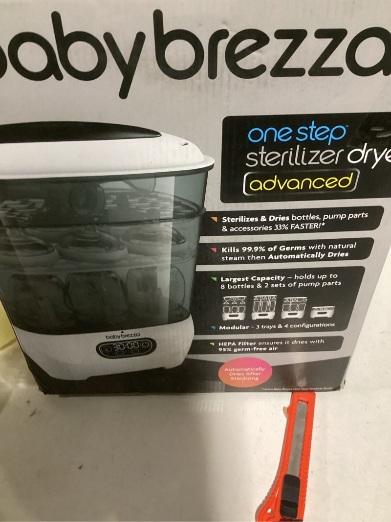 Condition photo showing Good Condition for baby brezza bottle sterilizer and dryer advanced – 33% faster - largest capacity steam sanitizer - universal sterilization machine for all bottles + pump parts - hepa air filter