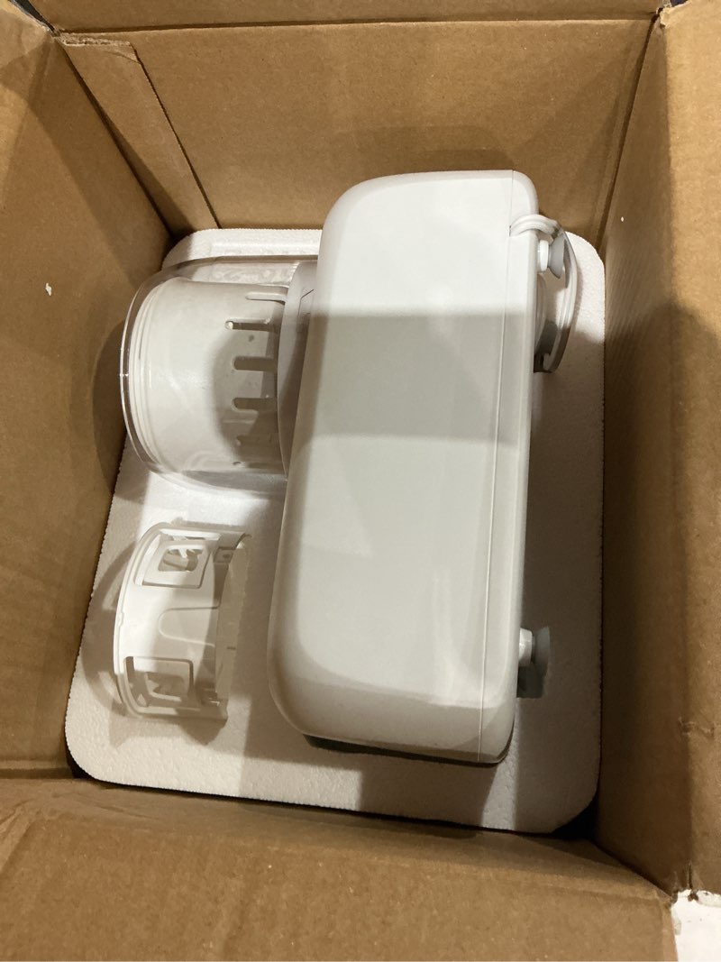 Condition photo showing As Is for bottle warmer & mixer, babysmooth waterless baby bottle warmer with silent shake, fast heat, night light for nighttime feeding, one-touch easy use, adjustable temperature & time, thaw & keep warm