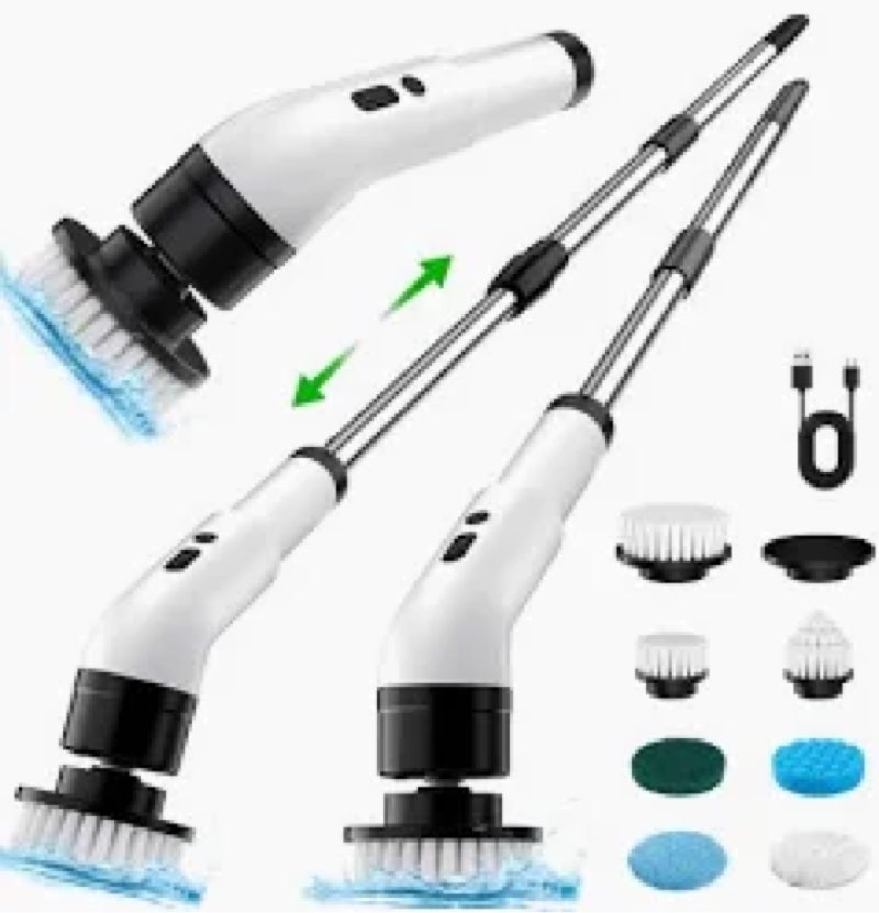 Electric spin scrubber 