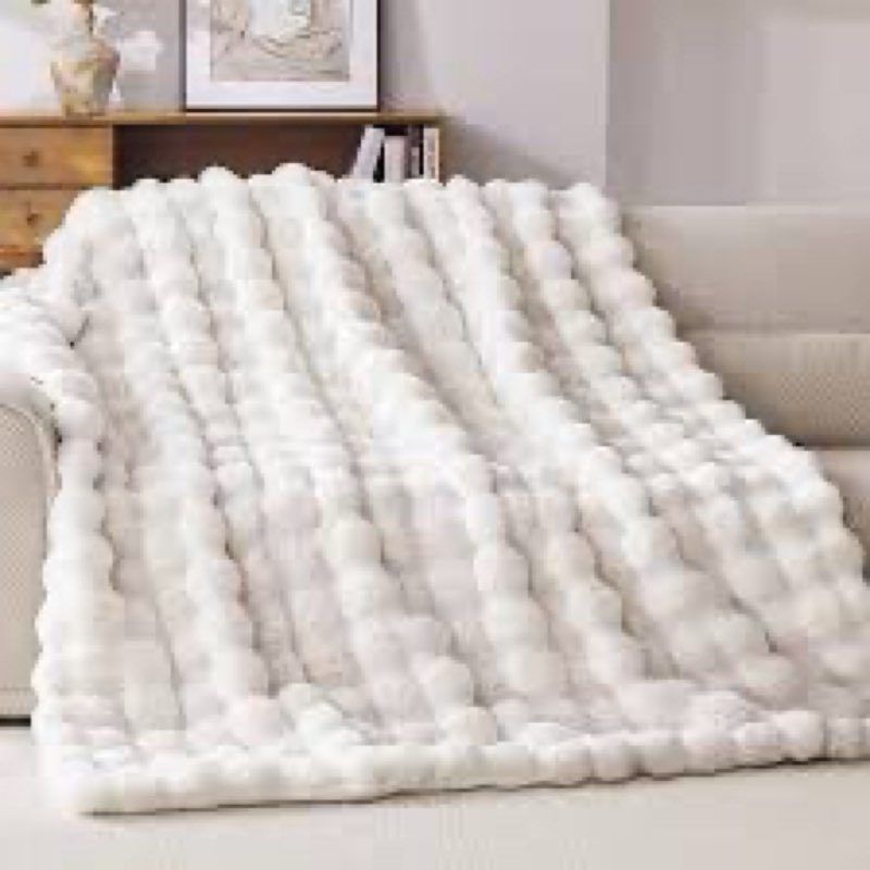 Anysay Heated Blanket King Size with 1/2/4/6/8 Hours Auto-Off 10 Heat Level, 90'' * 100'' Cozy Faux 