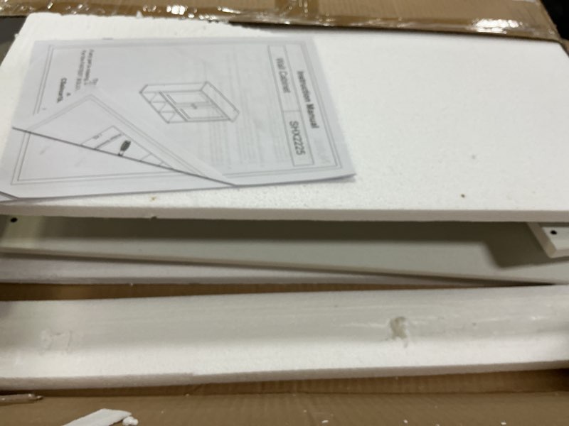 Condition photo showing New/Like New for (Similar item). Bathroom Wall Storage Cabinet, Medicine Cabinet with Adjustable Wood Shelf & Doors, Over The Toilet Storage Cabinet for Laundry Room & Kitchen & Living Room (Natural Oak)