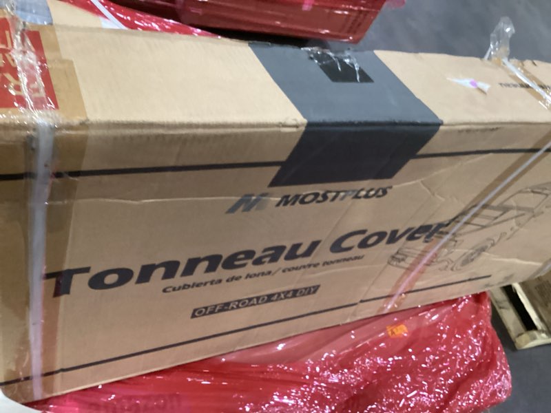 Condition photo showing As Is for mostplus roll-up soft vinyl truck bed tonneau cover compatible for 2014-2019 chevy chevrolet silverado/gmc sierra 1500 | 2019 classic/legacy only on top (5.8 ft feed bed) fleetside 5.8ft roll-up soft