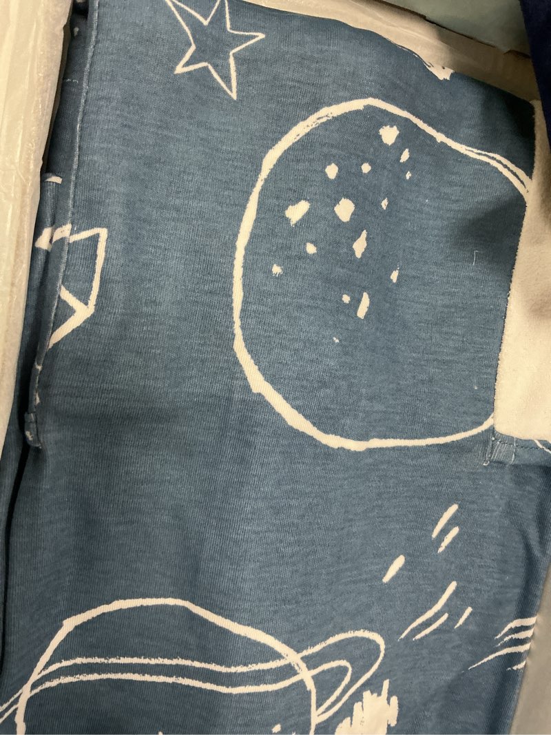 Condition photo showing Good Condition for zigjoy sleep sack swaddle 1.0 tog baby wearable blanket 100% cotton baby swaddle blanket for newborns 6-12 months space&blue space & blue - 1.0 tog - 2 pack 6-12 months