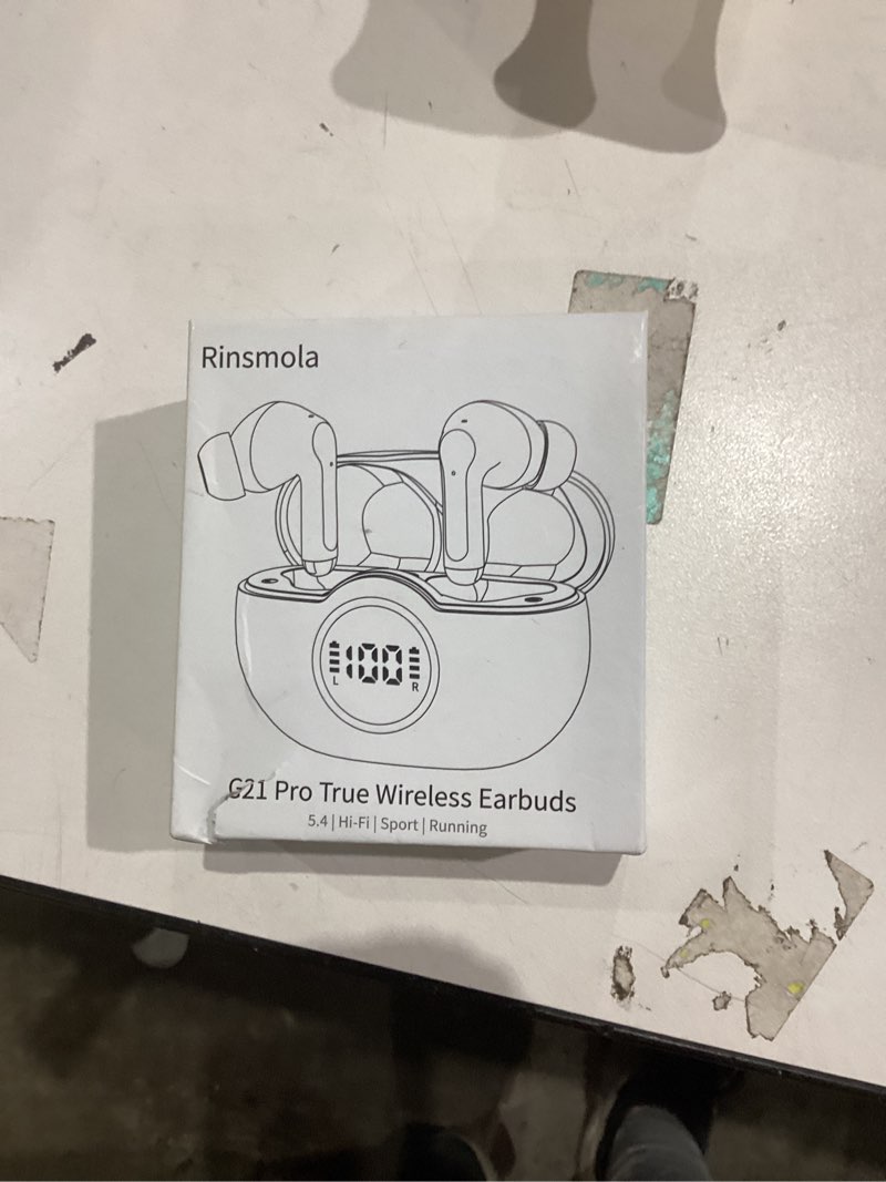 wireless earbuds, 2026 3d-stereo bluetooth 5.4 headphones bass ear bud, 4 enc noise cancelling mic, 