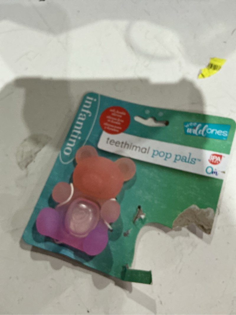 Condition photo showing Good Condition for infantino teethimal pop pals baby teether toy with textured surfaces, pop feature, and linkable loop for babies 6-12 months, 1-pack