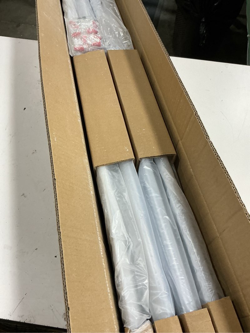 Condition photo showing Good Condition for hykolity 4ft led wraparound light with 3 wattages/3 lumens/3 cct selectable, 55w/65w/75w, 5500lm/6500lm/7500lm, 3000k/4000k/5000k flush mount ceiling light for office kitchen, etl, 4 pack black