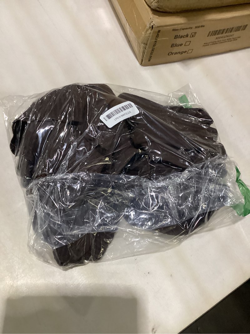 Condition photo showing As Is for DII Basic Everyday Ribbed Tabletop 100% Cotton, Placemat Set, 13x19, Dark Brown, 6 Piece