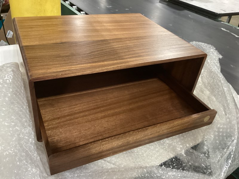 Dark Wood pull out drawer