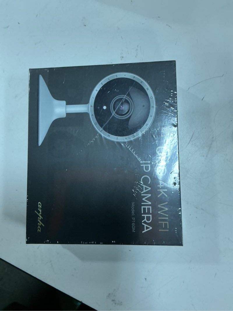 Condition photo showing New/Like New for arpha 4k indoor security camera, wifi pet camera for home security with pir human detection, sound detection, night version two-way talk, support tf card & cloud storage