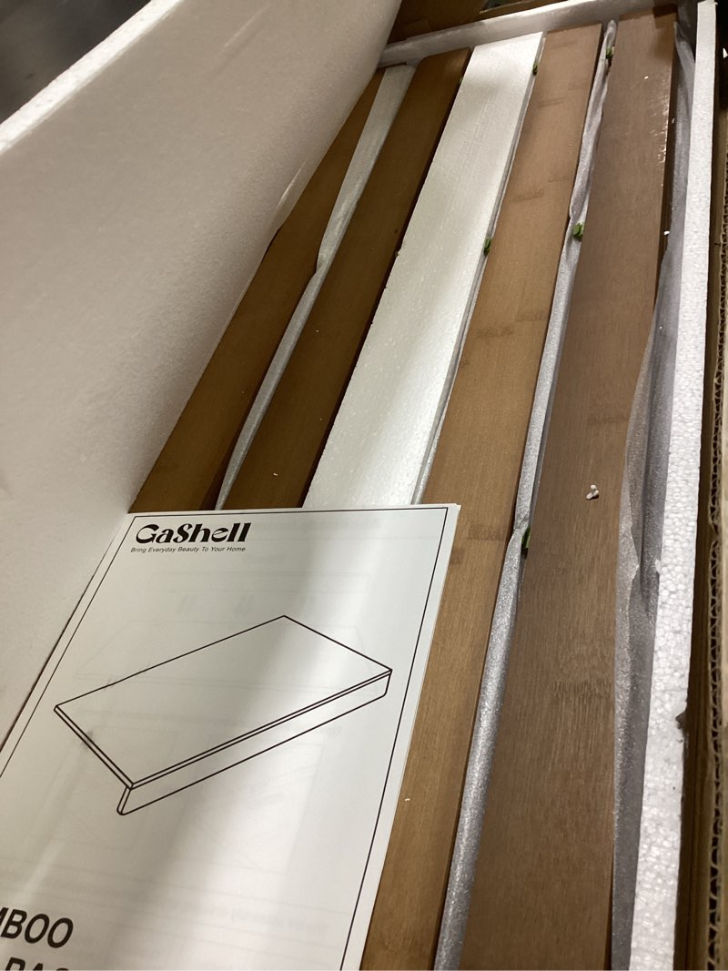 Condition photo showing Good Condition for wire shelf covers, bamboo wire rack covers for pantry, closet (4pcs, 36" w x 12" d) 36"w x 12"d 4