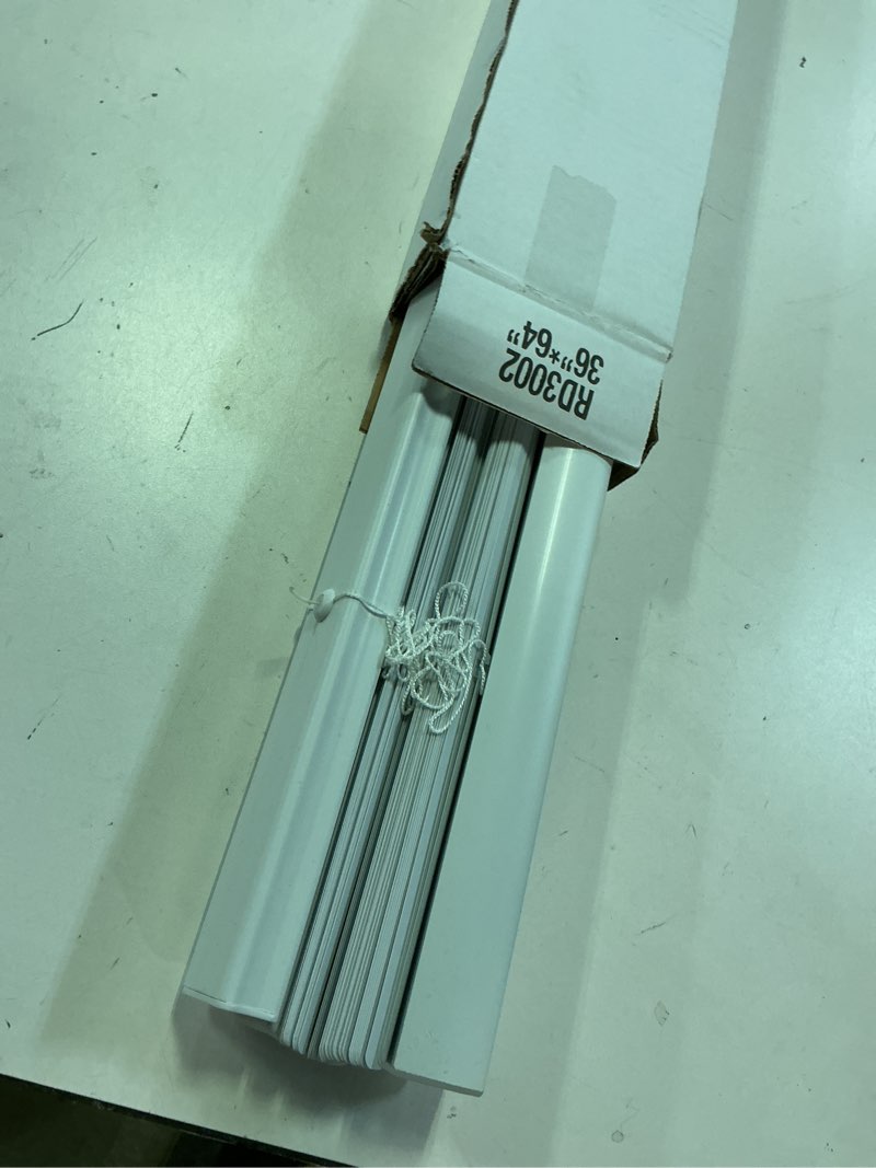 Condition photo showing Good Condition for YOSHADE 36-in x 64-in White Light Filtering Cordless Motorized Roller Shade