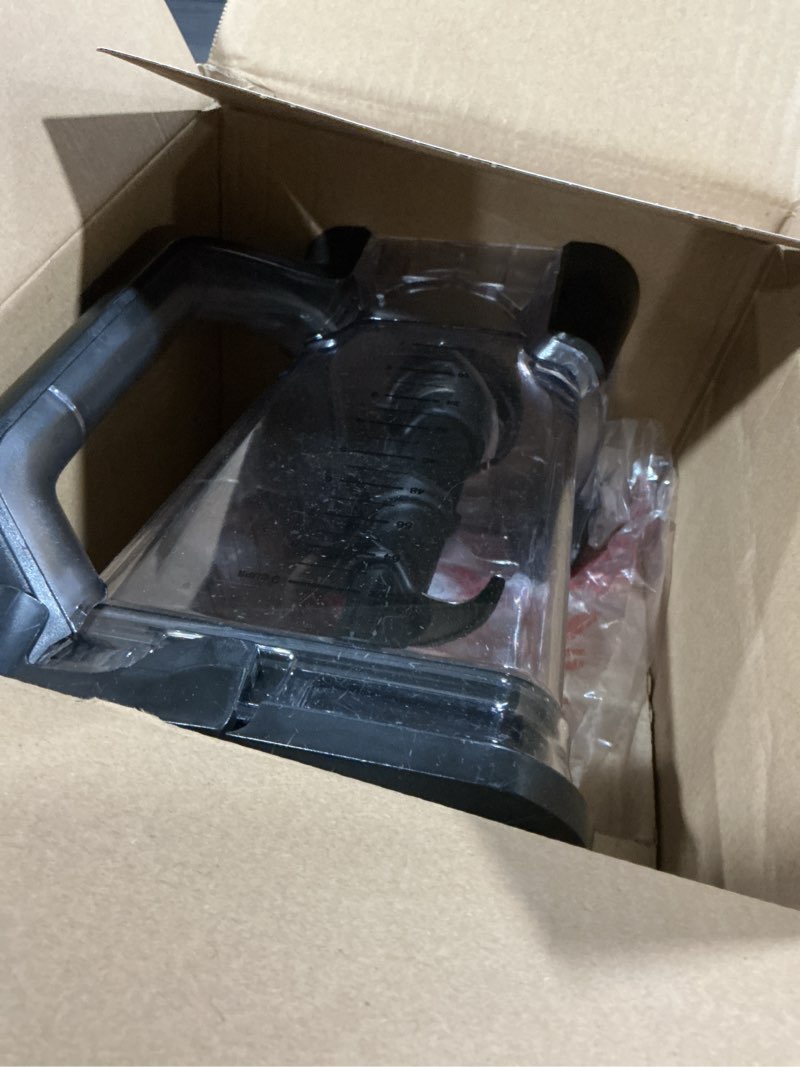 Condition photo showing As Is for ninja professional plus blender | max power smoothie blender, ice cream maker, frozen drink mixer & margarita machine | 3 auto iq™ presets, 1400 w, 72oz total crushing pitcher | dark grey, bn701 72 oz. blender + total crushing pitcher