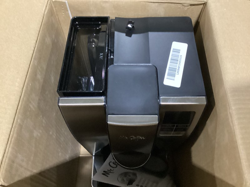 Condition photo showing Good Condition for Mr. Coffee 10-Cup Programmable Coffee Maker, Insulated Thermal Carafe, Brew Strength Selection, Brew Now or Later, Stainless Steel