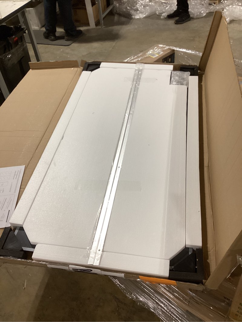 Condition photo showing Good Condition for Hasipu Home Gym Workout Mirror 94" L x 39" W-1pcs Large Full Length Mounted Full Body Frameless Mirror for Workout, Yoga, Garage, Bedroom, Dance Frameless Gym Mirror 94"L x 39"W-1pc