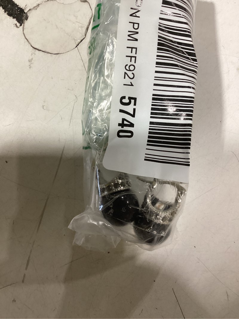 Condition photo showing Good Condition for similar product not like stock photoOwMell Elegant 925 Sterling Silver Pearl Drop Earrings Dangle Stud Gold Plated Earrings for Women Large Size 12mm Onyx