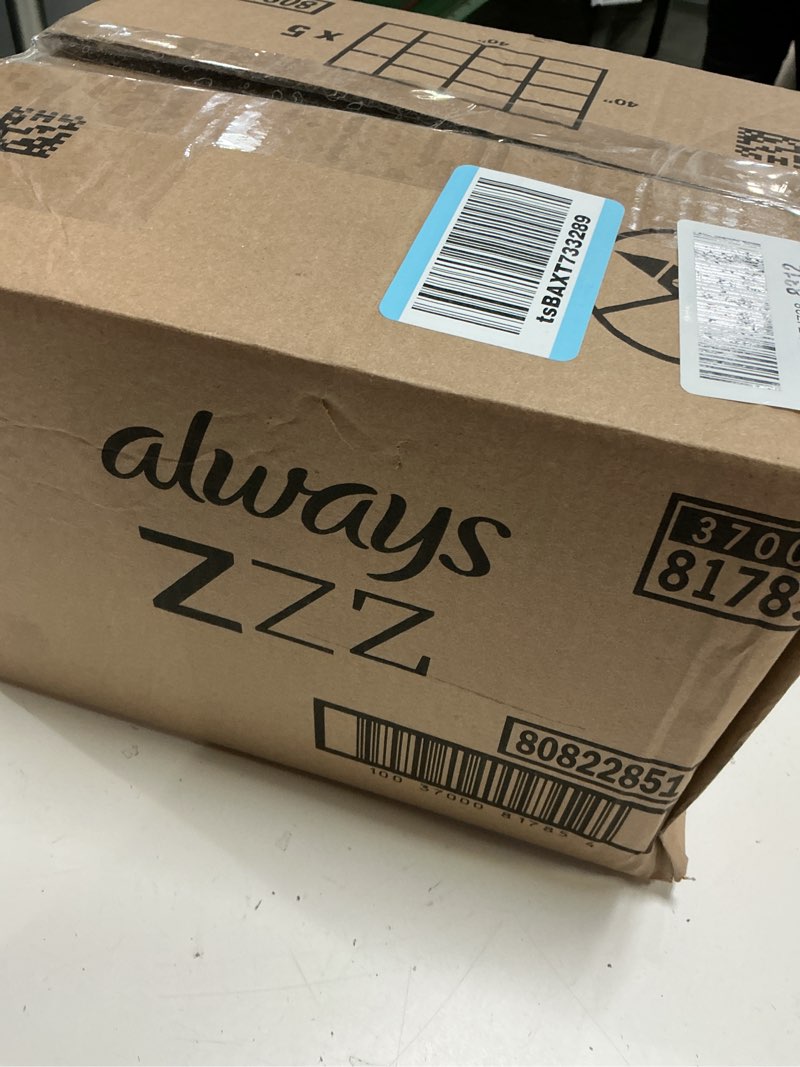 Condition photo showing Good Condition for Always ZZZ Overnight Disposable Period Underwear for Women, Large, 360° Coverage for Worry-Free Nights, 14 Count (2 Packs of 7) L 14