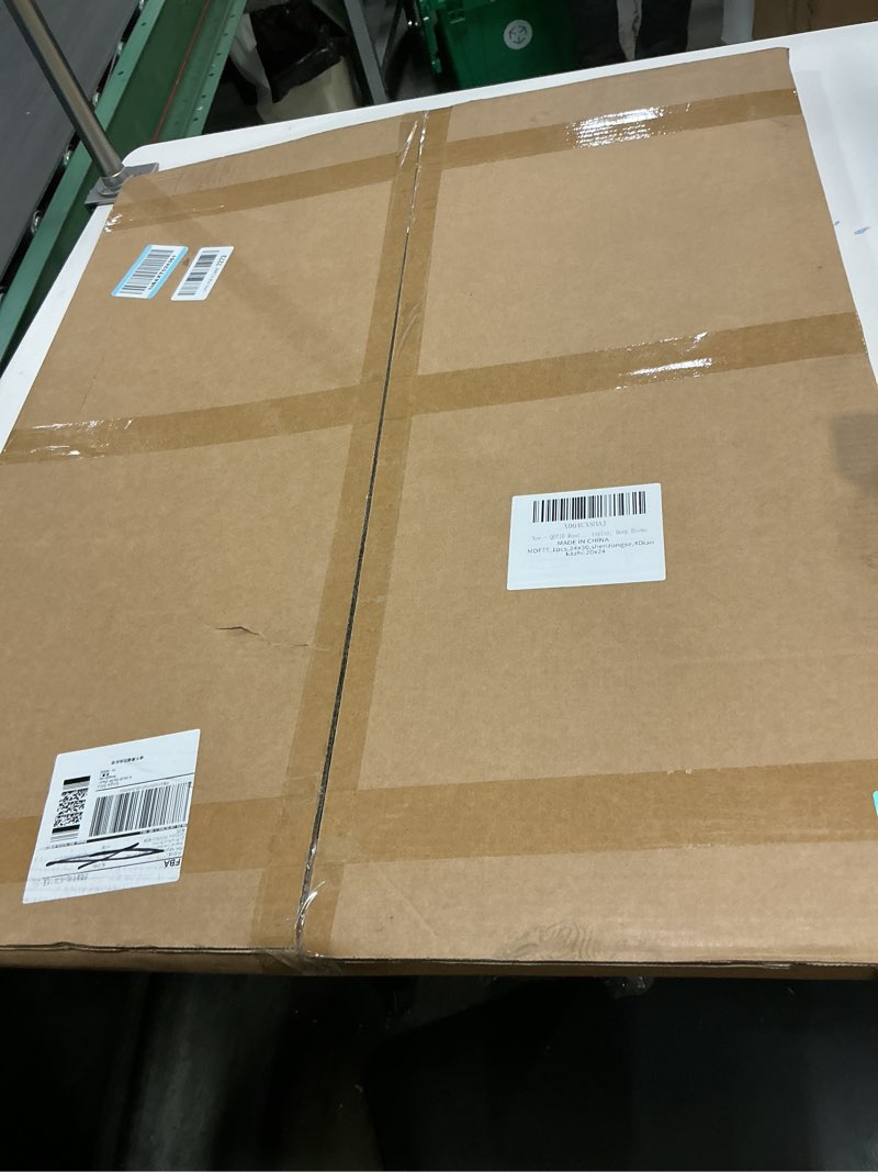 Condition photo showing Good Condition for Wood 24x30 Picture Frame with 20x24 Mat, Display 20x24 with Mat or 24x30 Without Mat, Wood 24 by 30 Photo Frame, 24 x 30 Frame for Wall Hanging Display, Deep Brown 1 24x30 inch