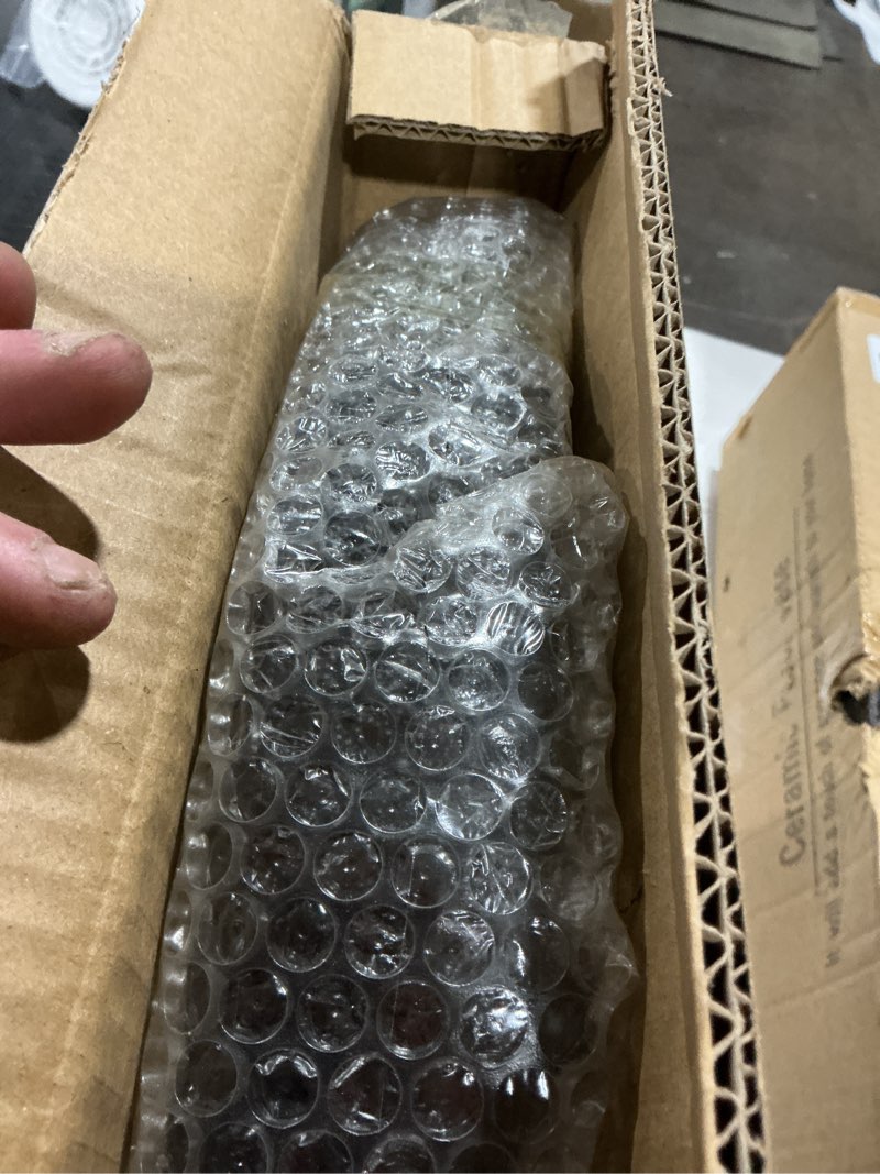 Condition photo showing Good Condition for Wenqik Cake Stand 16 Inch Round Metal Cupcake Dessert Wedding Cake Stand Cookies Display Holder Fruit Serving Tray for Table Wedding Birthday Anniversary Party(Black) Black 16 Inch