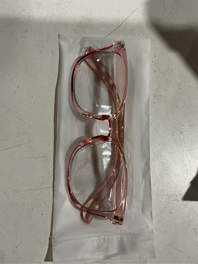 Condition photo showing Good Condition for gaoye eyewear frames for men - blue light blocking square glasses, anti uv ray computer gaming, blue blockers for women transparent & transparent pink