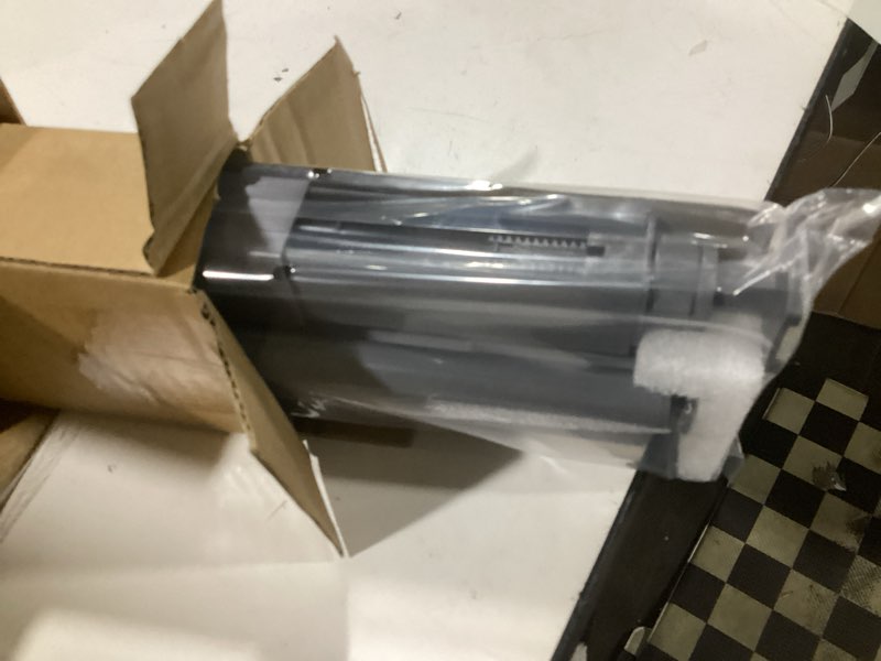 Condition photo showing Good Condition for LazBlinds No Drill Blinds for Indoor Windows, Blackout Roller Shades, Cordless Window Blackout Blinds, Thermal Insulated Fabric UV Protection for Home and Office, 30.5" W x 72" H, Grey Blackout-grey 30.5" W x 72" H