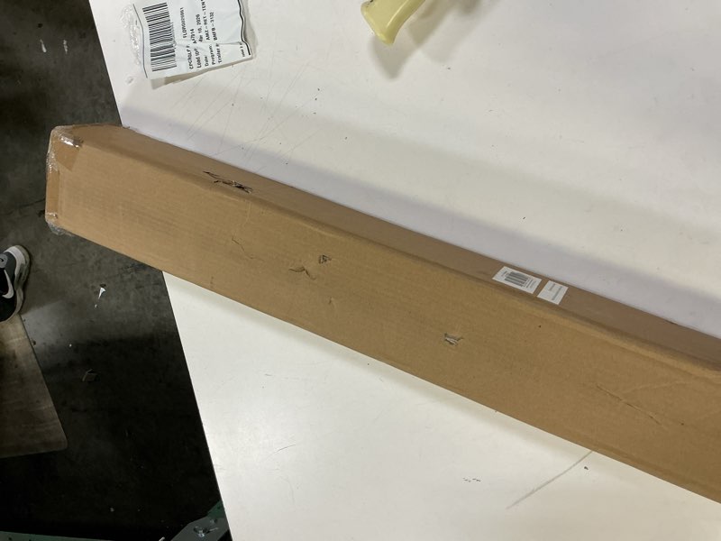 Condition photo showing New/Like New for LazBlinds Cordless Bamboo Roman Shades, Privacy Blinds for Interior Windows, Room Darkening Roll Up Bamboo Blinds for Home & Patio, 34.5" W x 48" H, Highfield Teak Pricacy - Highfield Teak 34 1/2" W x 48" H