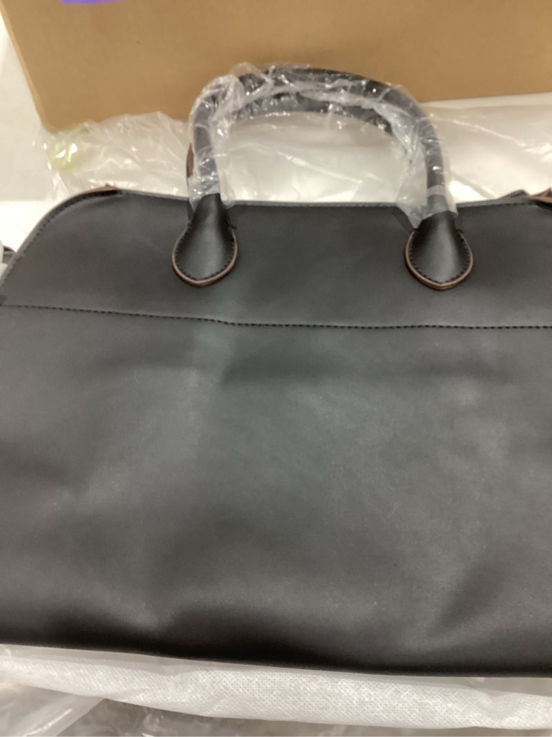 Condition photo showing Good Condition for vegan leather tote bags for women large tote retro top-handle bag trendy work bag pu leather purses 15.3" x 8.6" x 10.2" black