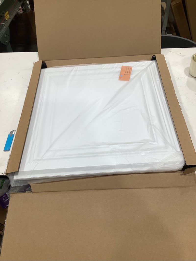 Condition photo showing Good Condition for Art3d PVC Ceiling Tiles, 2'x2' Plastic Sheet in White (12-Pack)