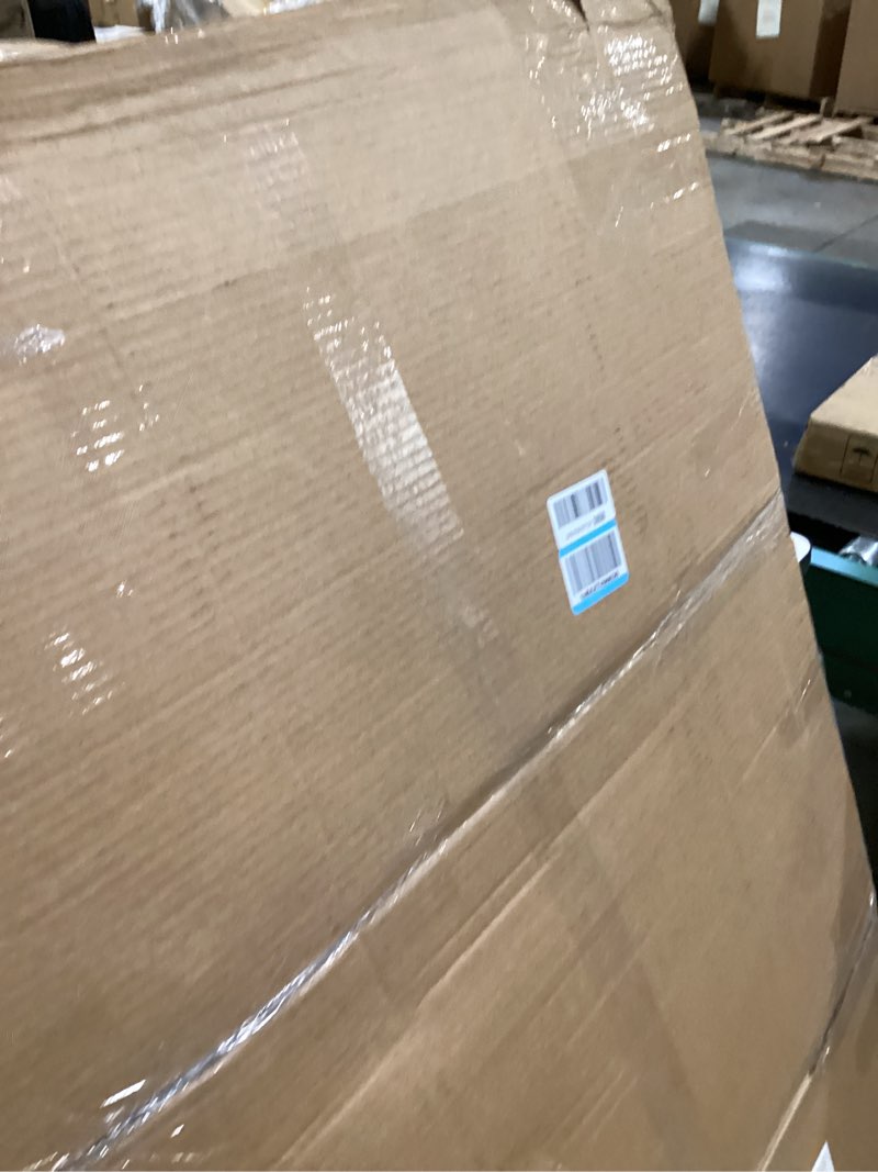 Condition photo showing New/Like New for Delma Full Length Mirror, 28"x 55" Window Pane Decorative Mirror for Wall, Black Metal Framed Wall Decor, Wall Mounted, Hanging or Leaning for Bedroom, Living Room, Entryway Black 55"L x 28"W