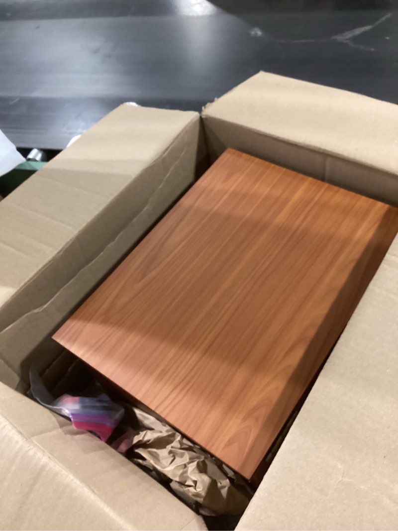 Condition photo showing As Is for 10-in-1 Record Player with Built-in Speakers Wireless Playback, CD & Cassette Player, USB Player, AM/FM Radio, 3 Speeds Turntable Vinyl Record Player Mahogany