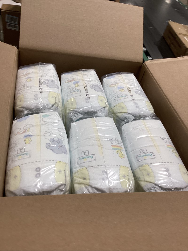 Condition photo showing New/Like New for Pampers Baby Diapers - Swaddlers - Size 2, 186 Count, Ultra Absorbent Disposable Infant Diaper
