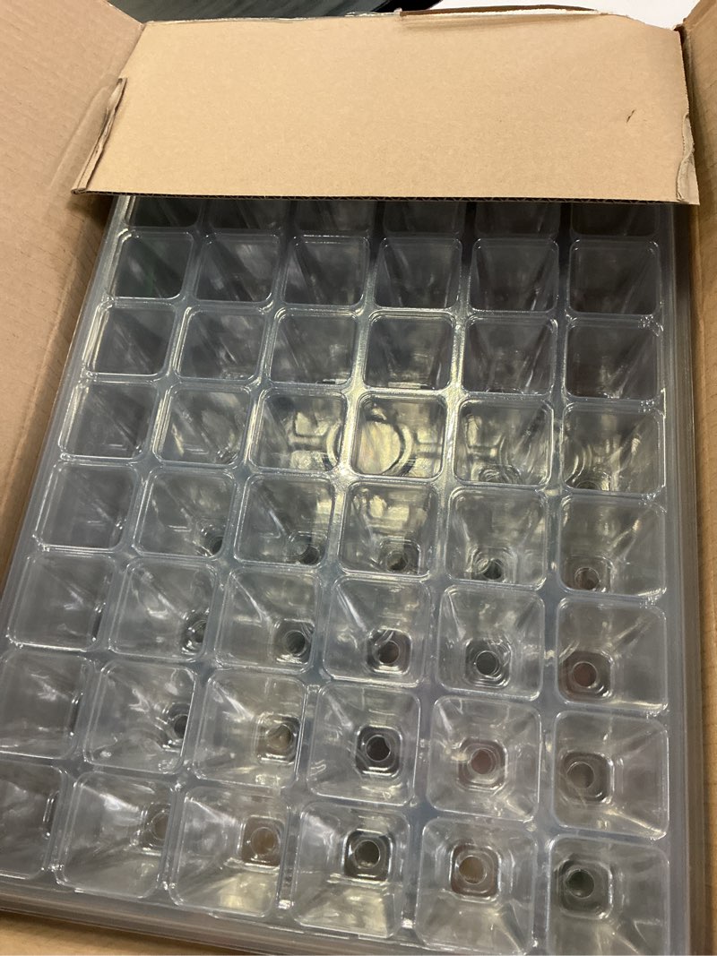 Condition photo showing New/Like New for self-watering seed starter tray, seed starter kit self water, germination trays for seed starting with high humidity domes (tray, 120 cells) 120 cells tray