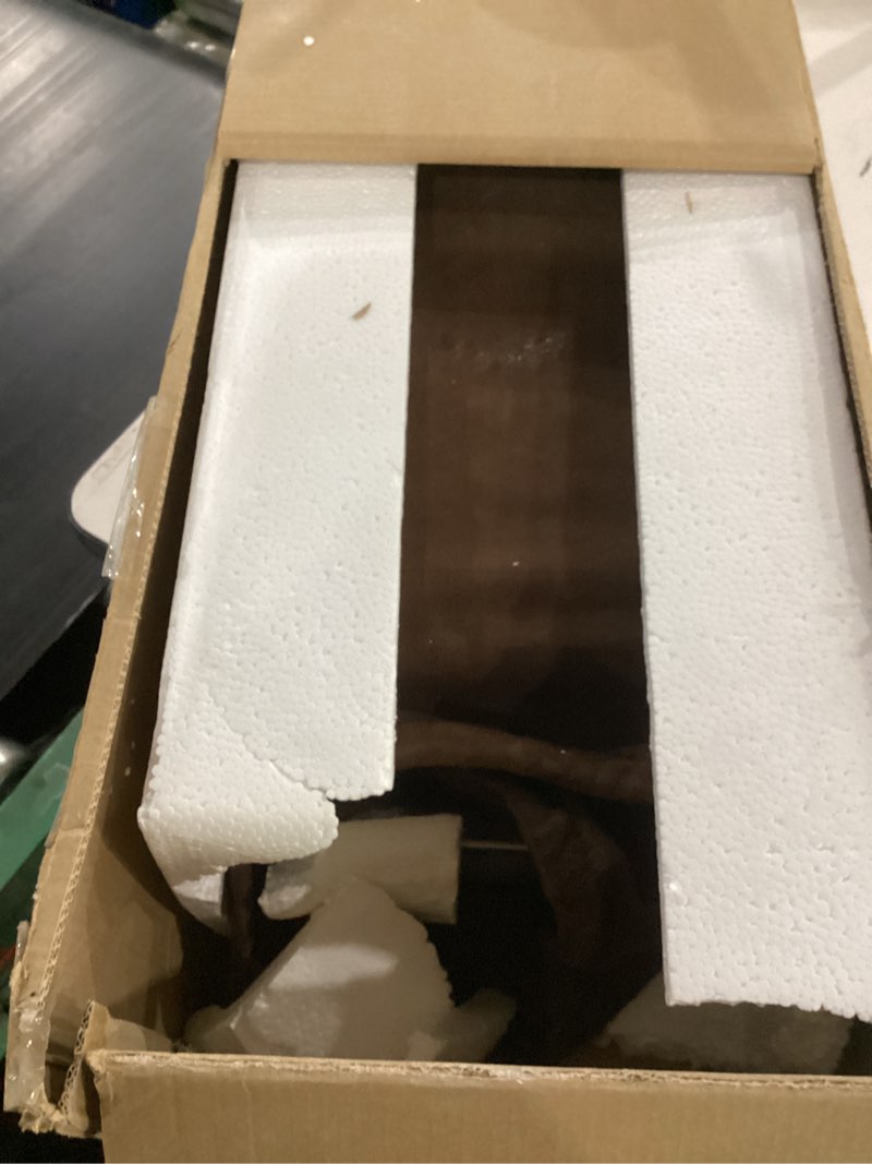 Condition photo showing New/Like New for rovate led shower panel tower system with rainfall waterfall shower, 6-in-1 shower panels with jets and rainfall and handheld, shower tower system with tub spout, brushed finish