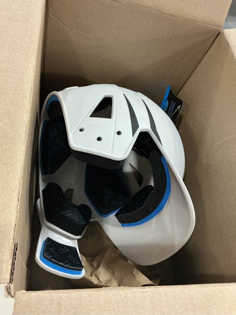 Condition photo showing New/Like New for champro hx legend plus batting helmet white, black large