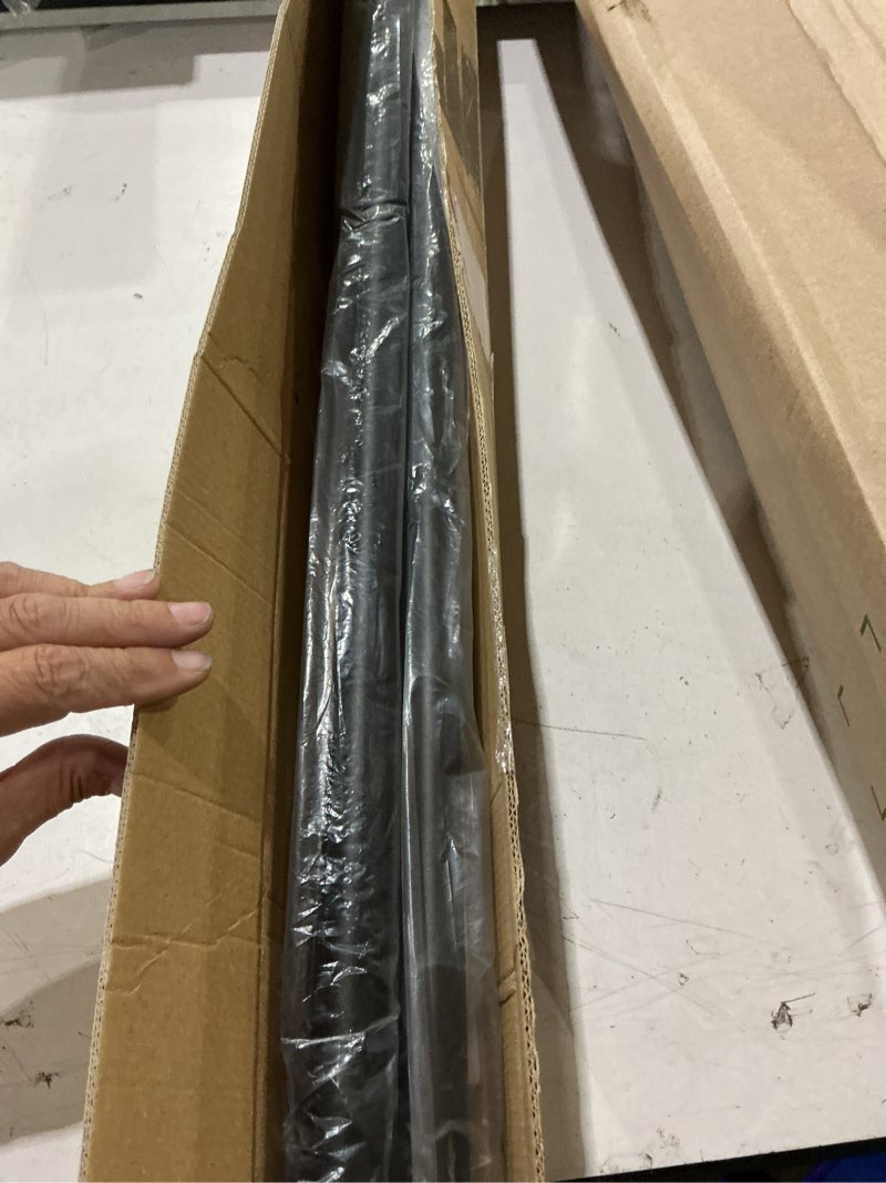 Condition photo showing Good Condition for artiwell heavy duty shower rod, adjustable shower curtain rod, expandable 47-84 inch, permanent mount shower rod, never rust stainless steel for window curtain and closet, matte black