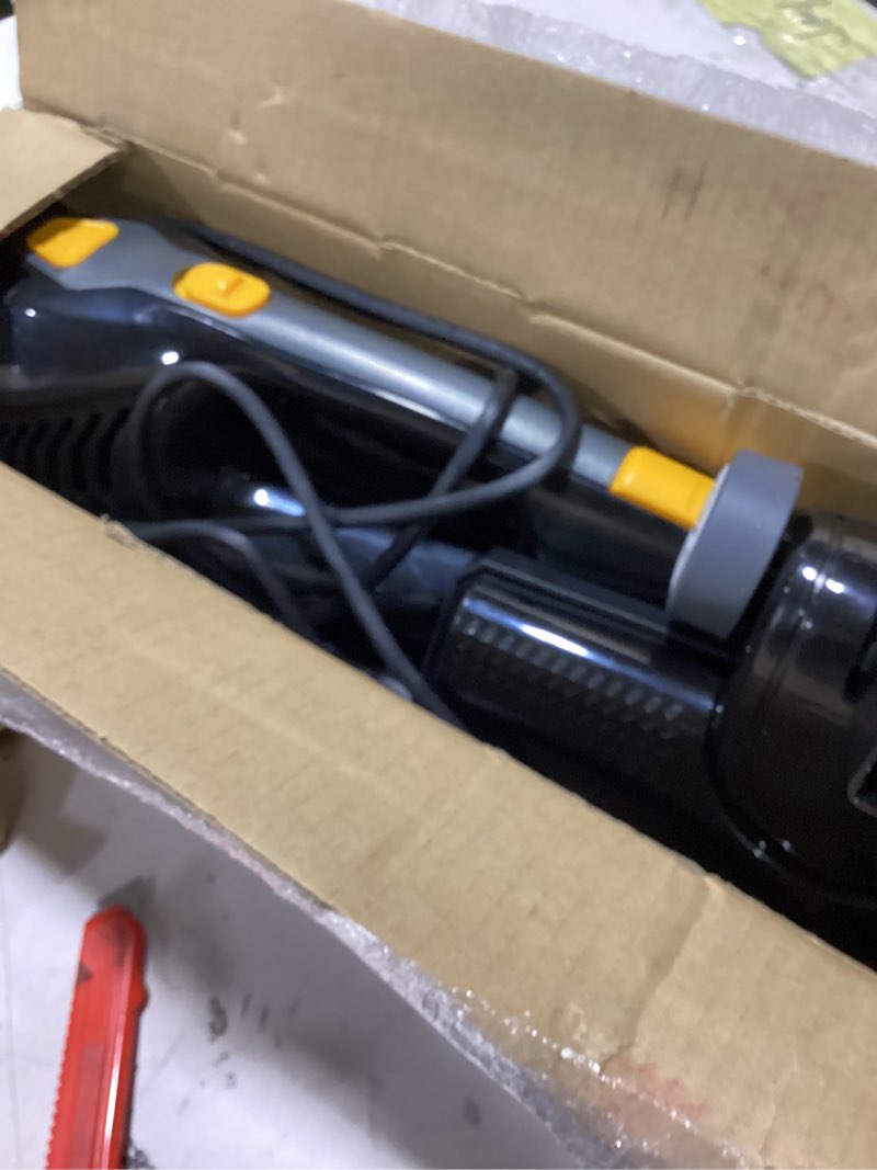 Condition photo showing As Is for eureka blaze stick vacuum cleaner, powerful suction 3-in-1 small handheld vac with filter for hard floor lightweight upright home pet hair, dark black 3-in-1 handheld vac nes210 blaze black