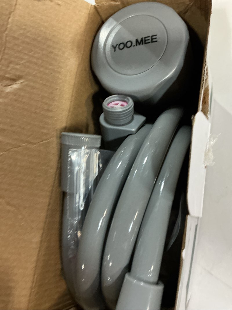 Condition photo showing Good Condition for pets shower attachment, quick connect on tub spout w/front diverter, ideal for washing pets and cleaning tub, portable and convenience