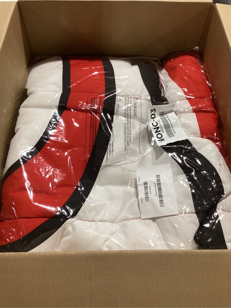 Condition photo showing Good Condition for FOCO Unisex-Adult NFL Team Logo Bed in a Bag Comforter Bedding 3-Piece Set Kansas City Chiefs Full