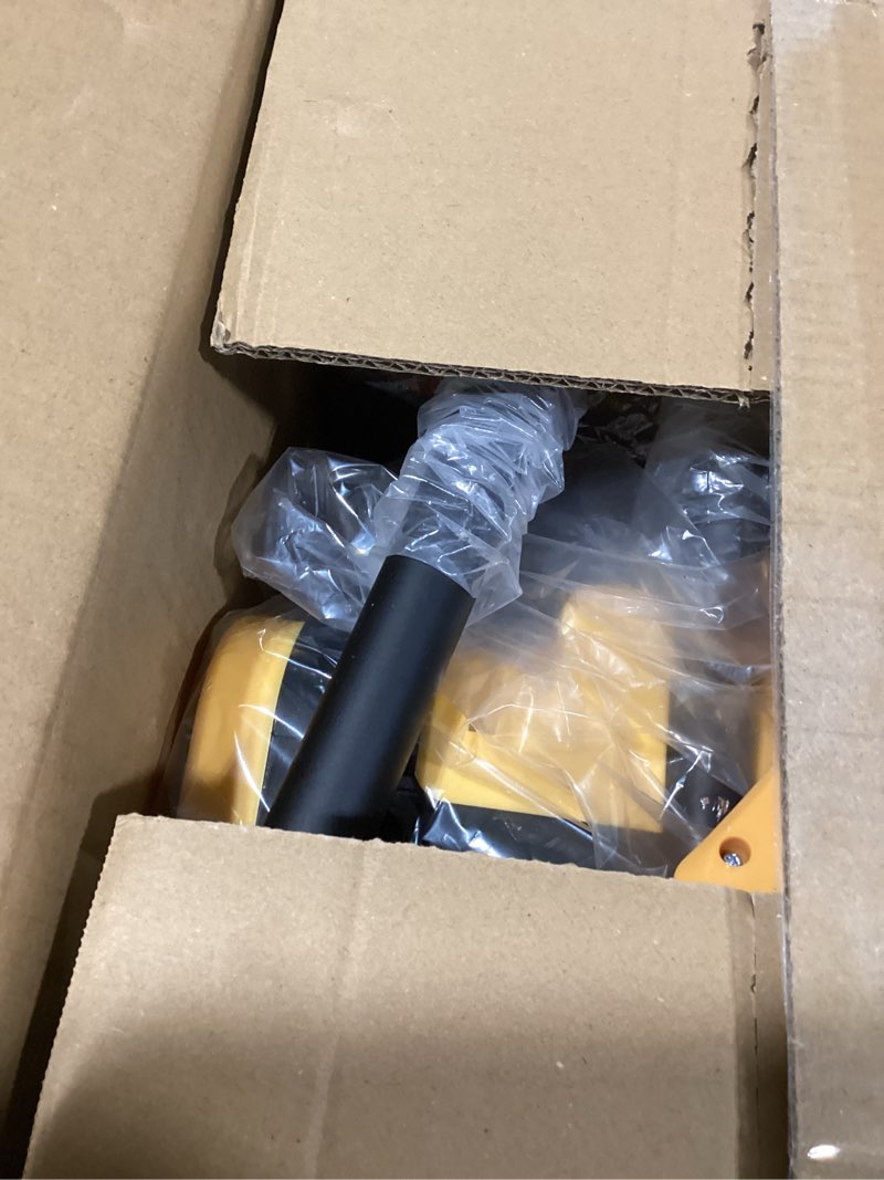 Condition photo showing Good Condition for cordless electric snow shovel, battery powered snow blower – lightweight portable snow thrower for driveway & sidewalk, powerful motor, long throw distance, easy snow removal,yellow
