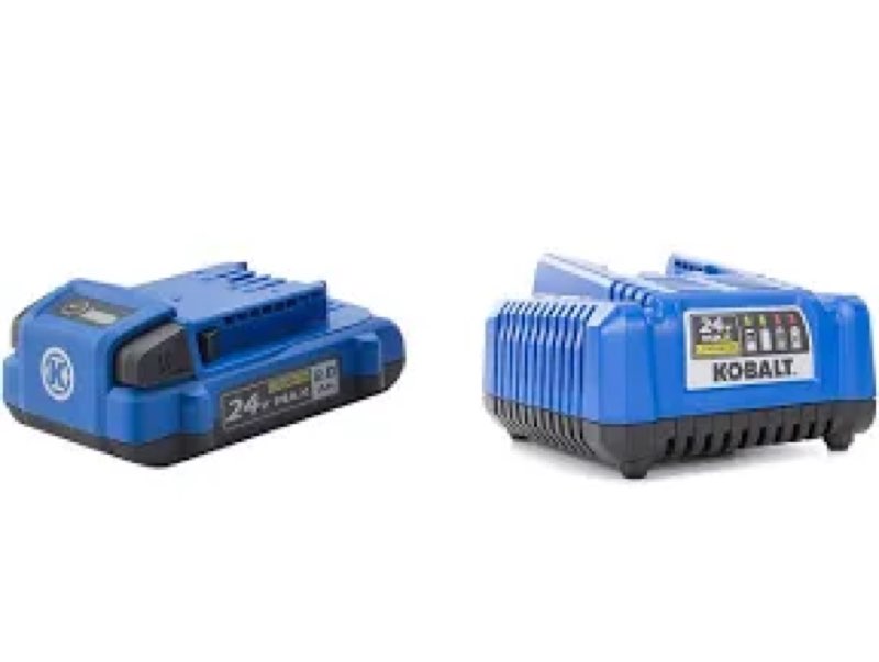 kobalt 24v max battery and charger