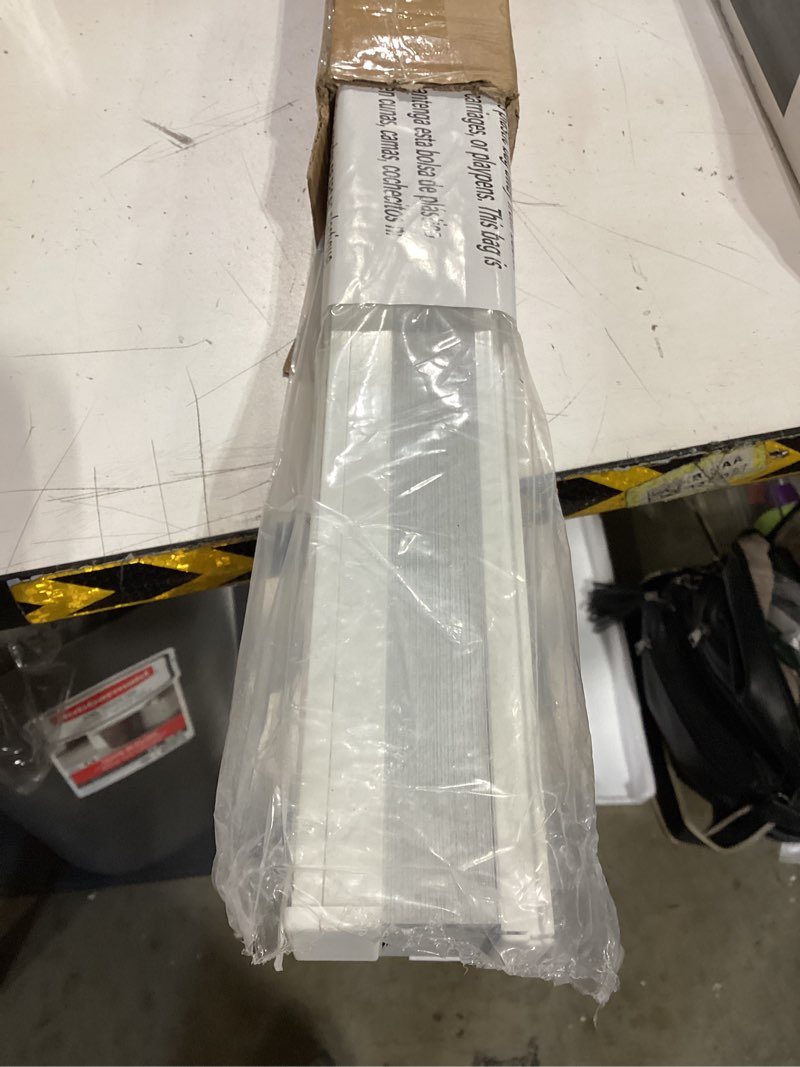 Condition photo showing Good Condition for lazblinds cordless cellular blinds, no drill blackout honeycomb shades for indoor windows, insulated uv protection cellular shades, easy inside mount, 26.5" w x 48" h, white blackout-white 26.5" w x 48" h
