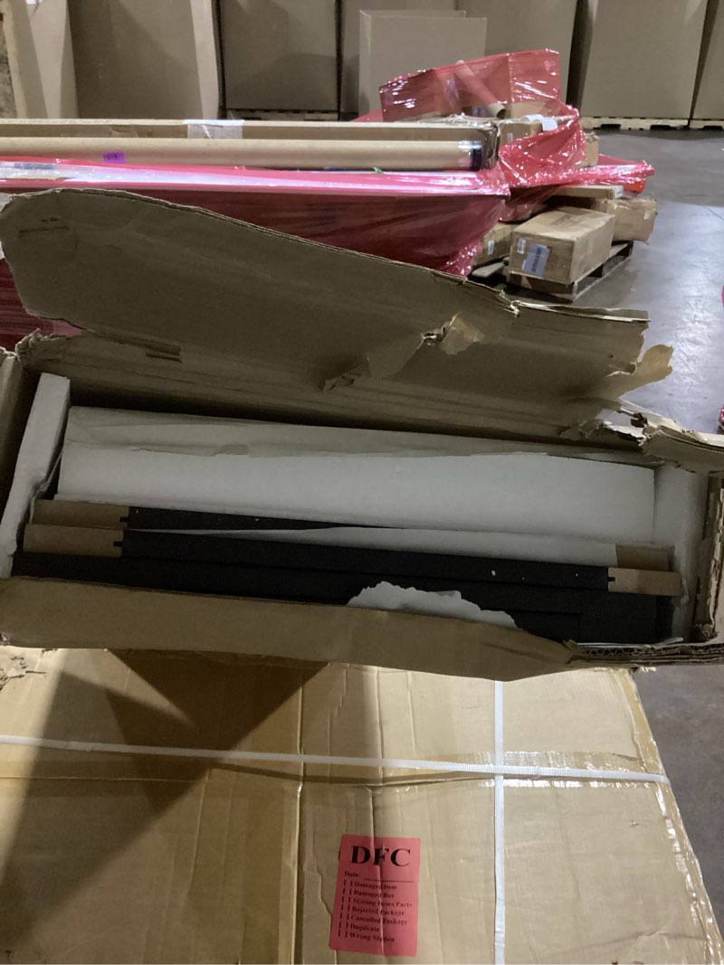 Condition photo showing Good Condition for Sauder Storage Cabinet/ Pantry cabinets, 29.61 " x D: 16.02 " x H: 71.50", Cinnamon Cherry finish