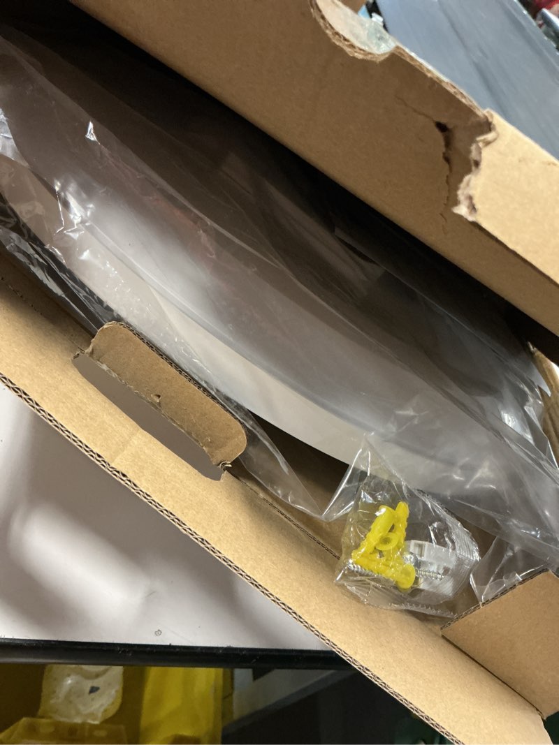Condition photo showing Good Condition for smart ceiling light with remote control - 15inch 38w flush mount ceiling light, rgb color changing ambient light for bedroom, kitchen, dining room, basements